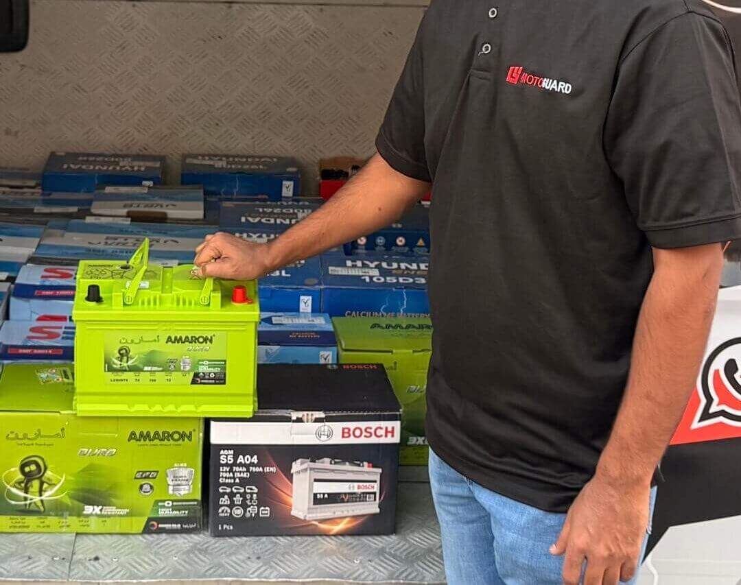 Motoguard: Onsite Car battery replacement in Dubai