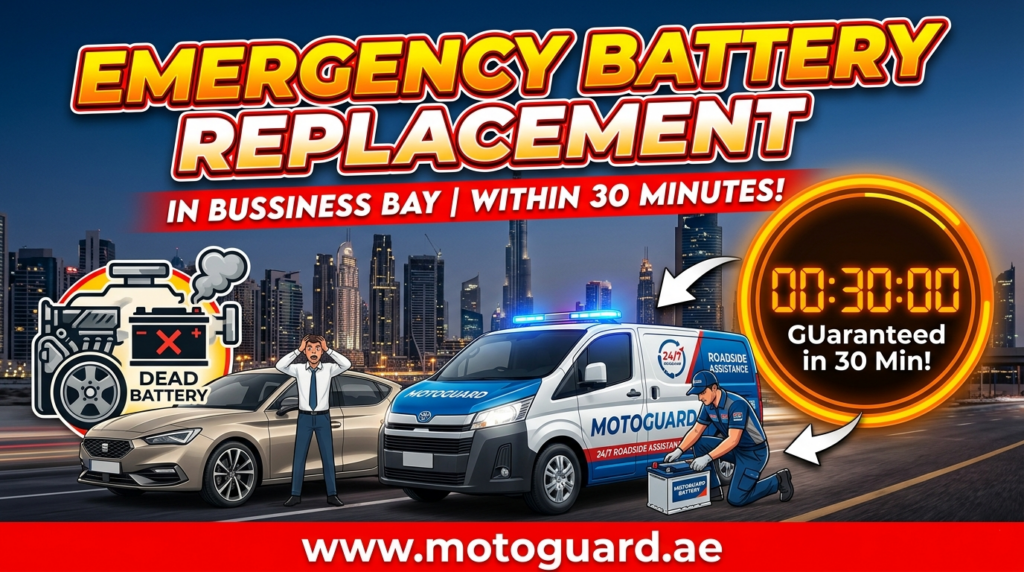 Emergency Battery Replacement in Business Bay Within 30 Minutes