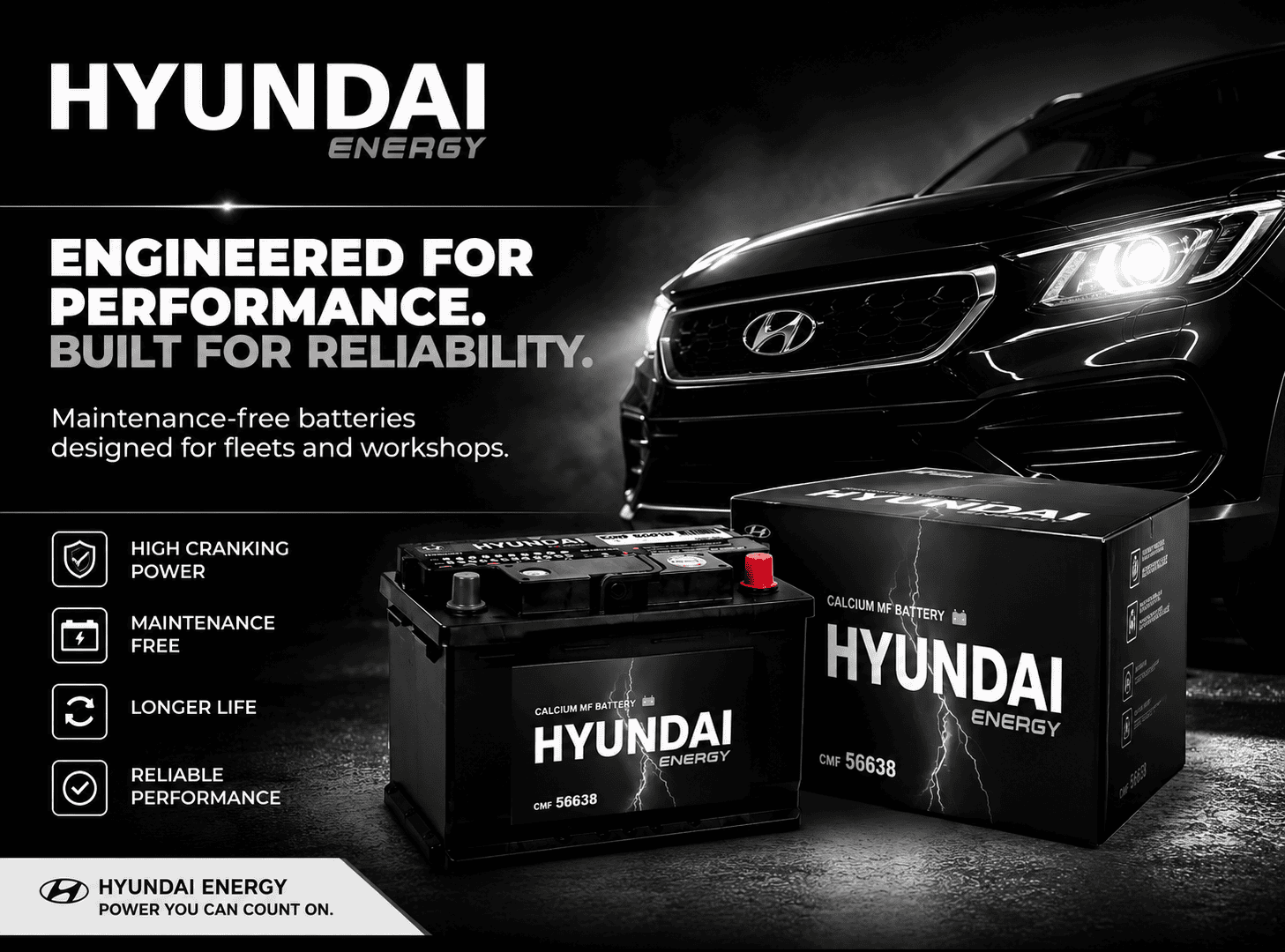 Hyundai Car Battery in Dubai